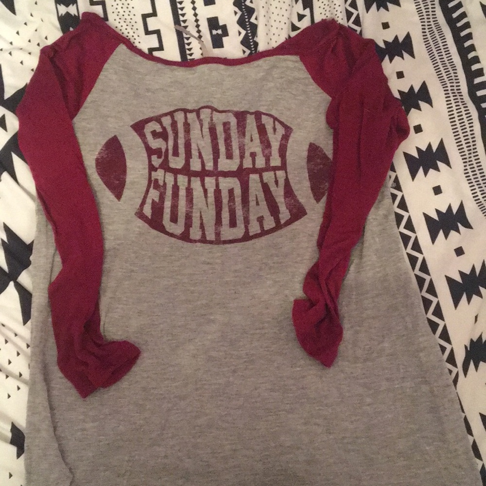 Sunday funday football shirt